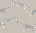 Hookedonwalls Scalamandre Leaping Cheetah JV26023 behang