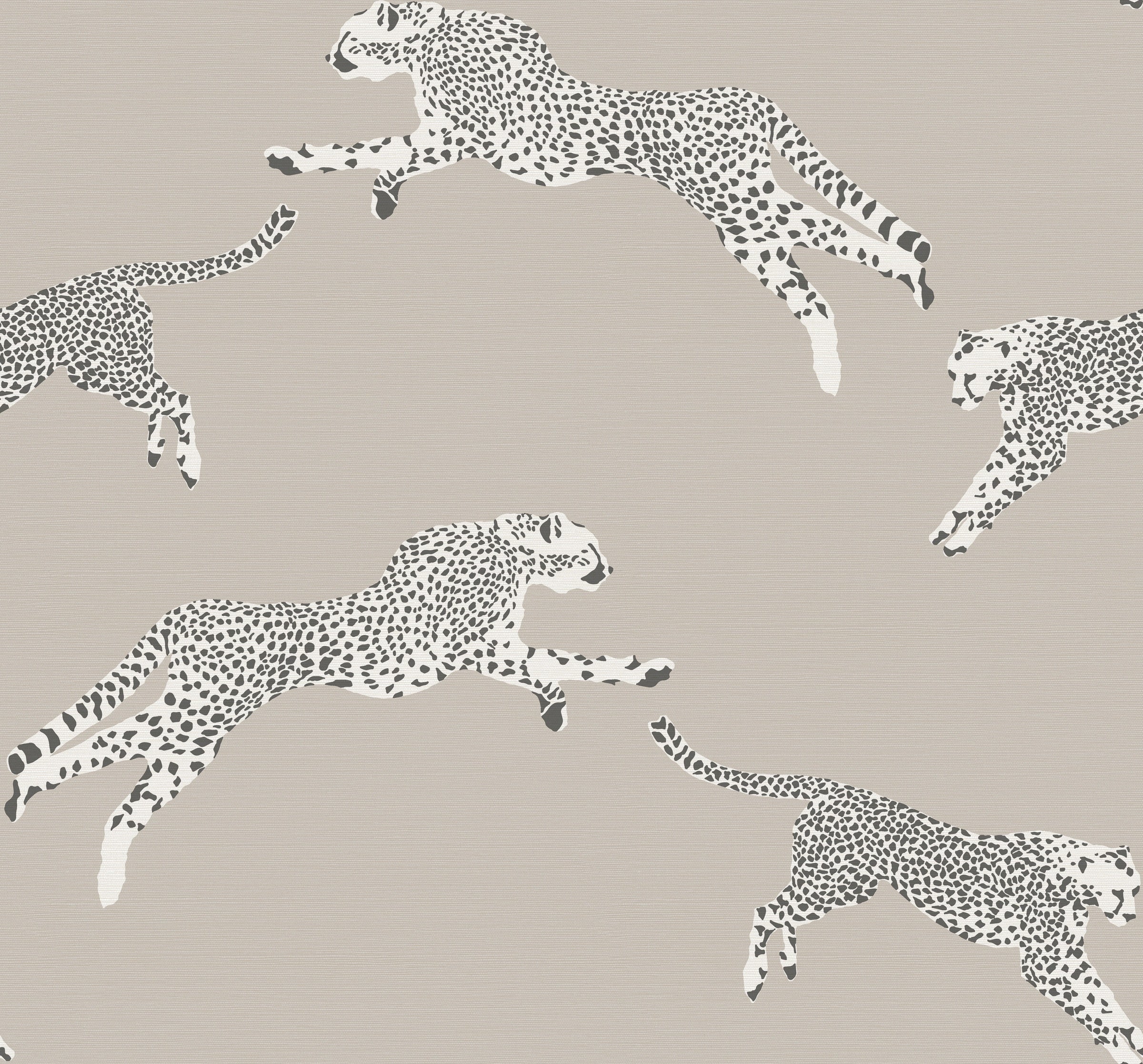 Hookedonwalls Scalamandre Leaping Cheetah JV26023 behang