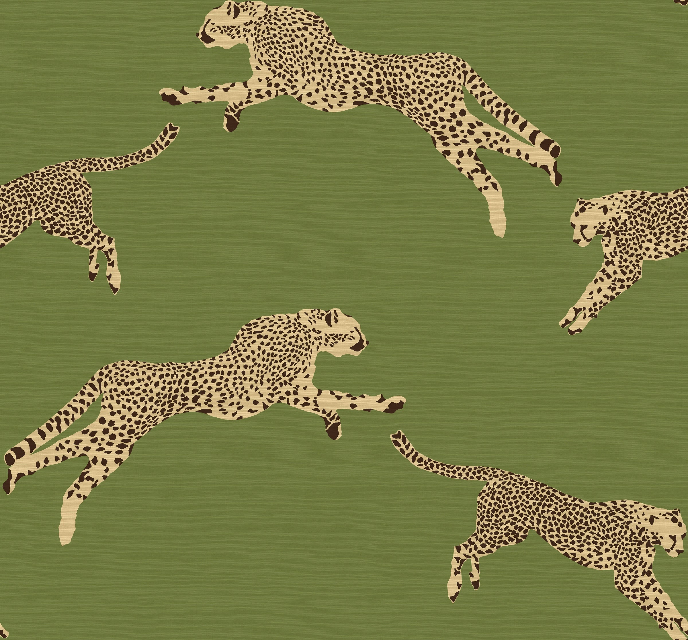 Hookedonwalls Scalamandre Leaping Cheetah JV26024 behang