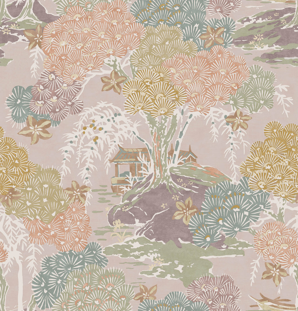 Hookedonwalls Scalamandre Sea Of Trees JV26032 behang