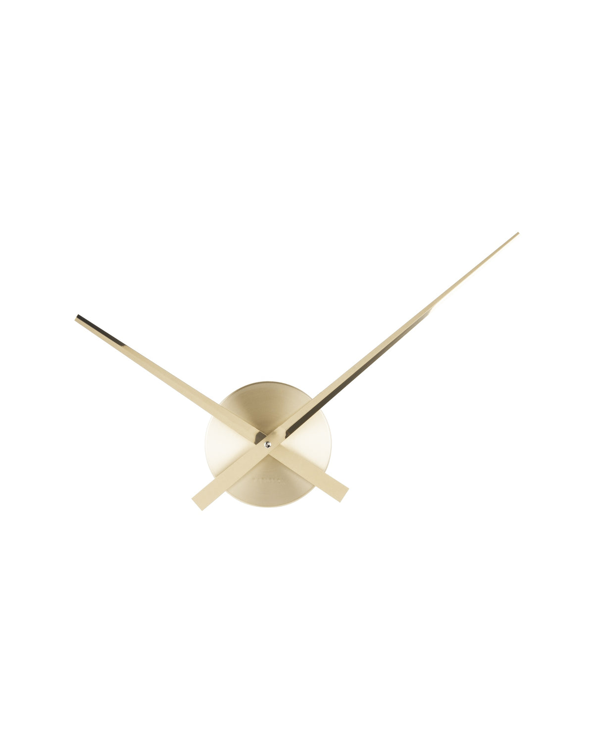 Karlsson wandklok Little Big Time Mini, goud, vooraanzicht