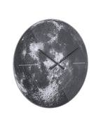 Karlsson wandklok Moon, spiegelglas, geruisloos, vooraanzicht