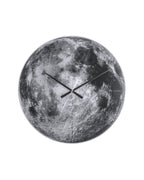 Karlsson wandklok Moon, spiegelglas, geruisloos, vooraanzicht