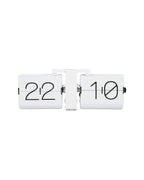 Karlsson flipklok Flip Clock No Case, mat wit met witte standaard, vooraanzicht