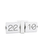 Karlsson flipklok Flip Clock No Case, mat wit met witte standaard, schuin vooraanzicht