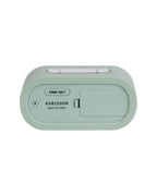 Karlsson wekker Gummy Rubberized, groen, zijaanzicht