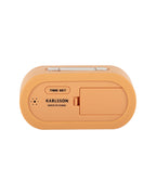 Karlsson wekker Gummy Rubberized, oranje, achterkant