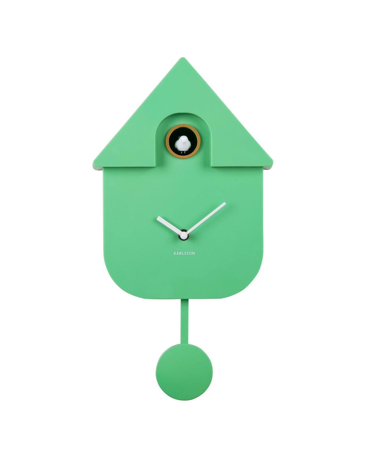 Karlsson koekoeksklok Modern Cuckoo, fel groen abs, vooraanzicht