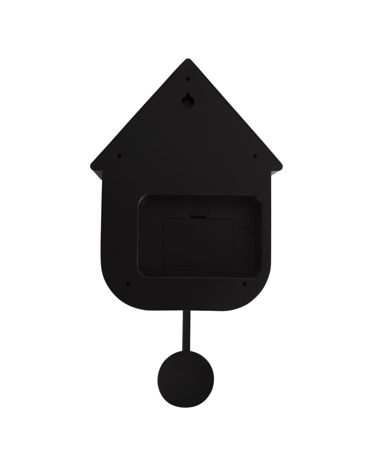 Karlsson koekoeksklok Modern Cuckoo, zwart abs, zijaanzicht