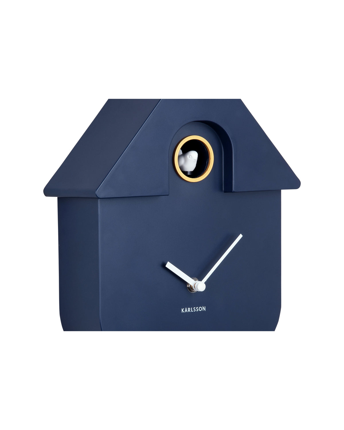 Karlsson koekoeksklok Modern Cuckoo, donkerblauw abs, detail