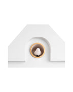 Karlsson koekoeksklok Modern Cuckoo, wit, zijaanzicht
