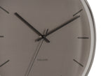 Karlsson wandklok Nirvana Globe, donker warm grijs, detail
