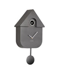 Karlsson koekoeksklok Modern Cuckoo, donkergrijs abs metallic, vooraanzicht