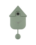Karlsson koekoeksklok Modern Cuckoo, jungle groen abs metallic, vooraanzicht