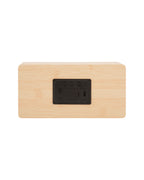 Karlsson tafelklok Boxed Led, licht hout fineer, achterkant