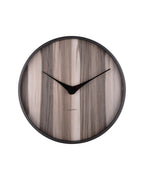 Karlsson wandklok Wood Melange, donker hout, vooraanzicht