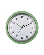 Karlsson wandklok Modern Retro, groen, vooraanzicht
