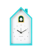 Karlsson wekker Modern Cuckoo, turquoise blauw, vooraanzicht