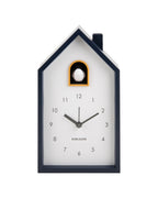 Karlsson wekker Modern Cuckoo, donkerblauw abs, vooraanzicht