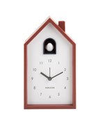Karlsson wekker Modern Cuckoo, okerrood, vooraanzicht