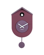 Karlsson koekoeksklok Grato Cuckoo, donker mauve en zacht lavendel, vooraanzicht