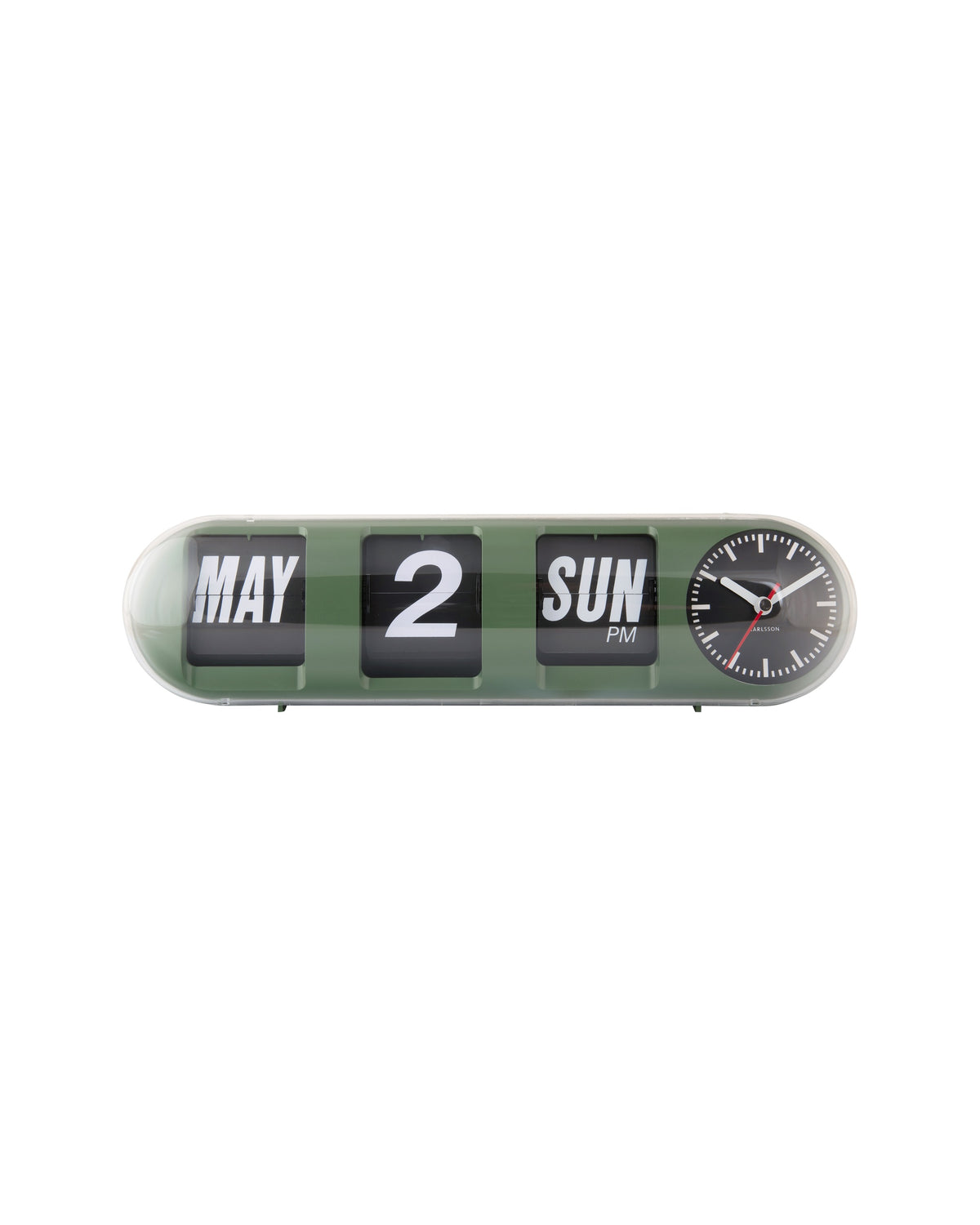 Karlsson flipklok Tube Flip, jungle groen, vooraanzicht