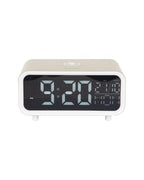 Karlsson wekker Chunky LED, groen, draadloze oplader, vooraanzicht