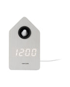 Karlsson wekker Cuckoo LED, wit, vooraanzicht