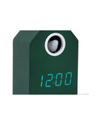 Karlsson wekker Cuckoo LED, groen, detail: vogeltje in opening en display 12:00