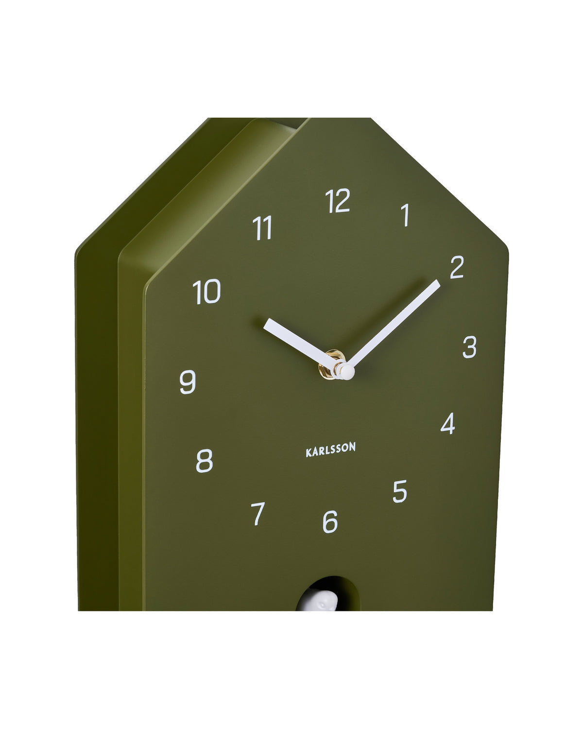 Karlsson koekoeksklok Fino Cuckoo, luxe groen, detail