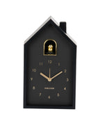 Karlsson wekker Modern Cuckoo Oro, zwart, vooraanzicht
