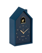 Karlsson wekker Modern Cuckoo Oro, blauw, schuin aanzicht