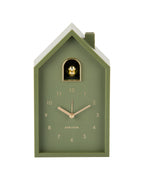 Karlsson wekker Modern Cuckoo Oro, groen, vooraanzicht