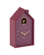 Karlsson wekker Modern Cuckoo Oro, paars, schuin aanzicht