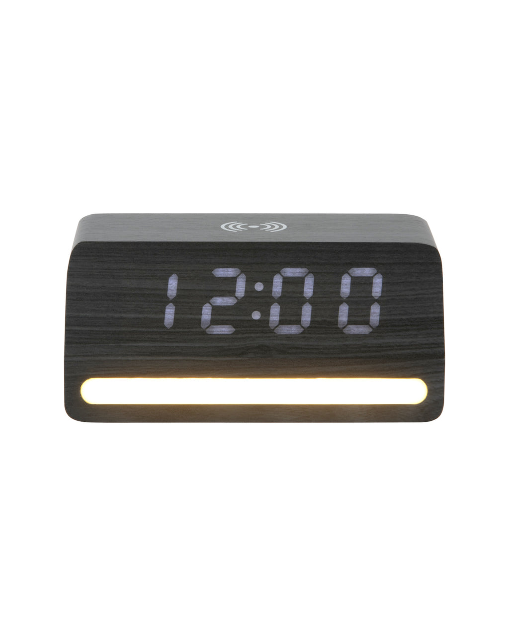 Karlsson wekker Retro LED, zwart, vooraanzicht