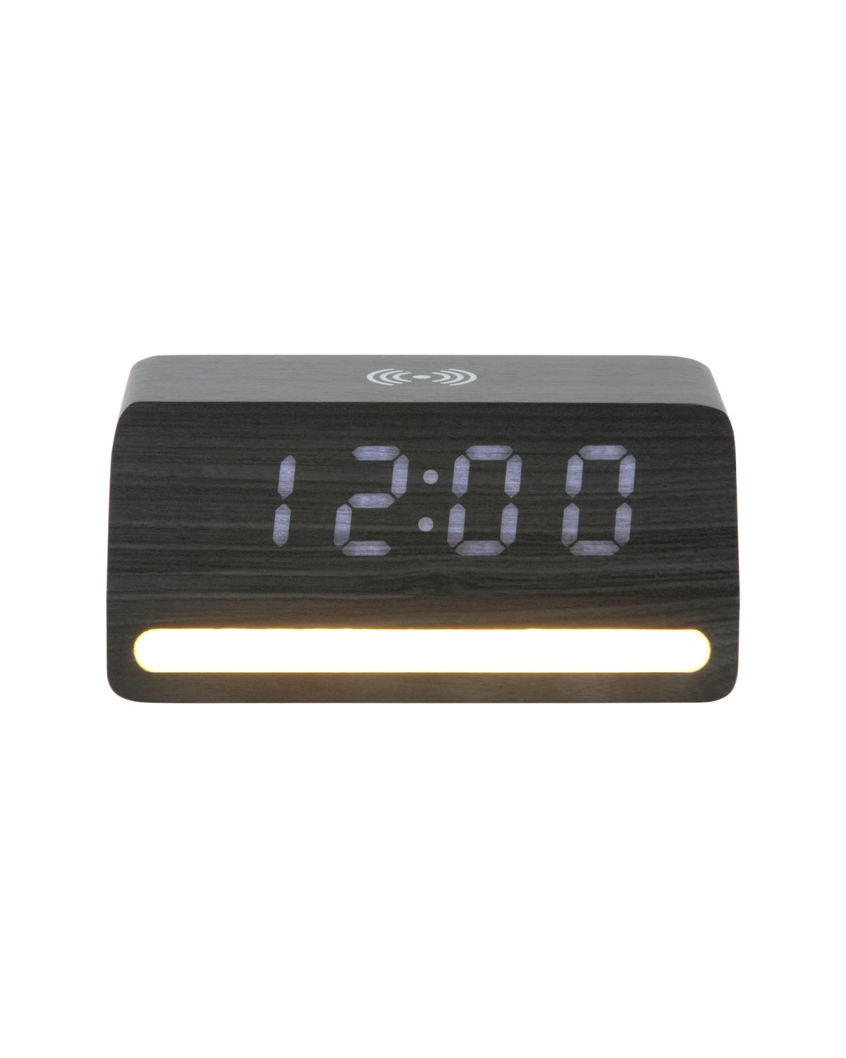 Karlsson wekker Retro LED, zwart, vooraanzicht
