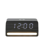 Karlsson wekker Retro LED, zwart, vooraanzicht