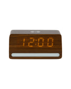 Karlsson wekker Retro LED, mokkabruin, vooraanzicht