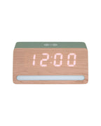 Karlsson wekker Retro LED, jungle groen, vooraanzicht