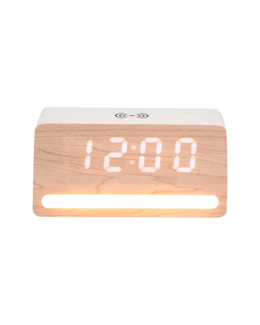 Karlsson wekker Retro LED, wit, vooraanzicht