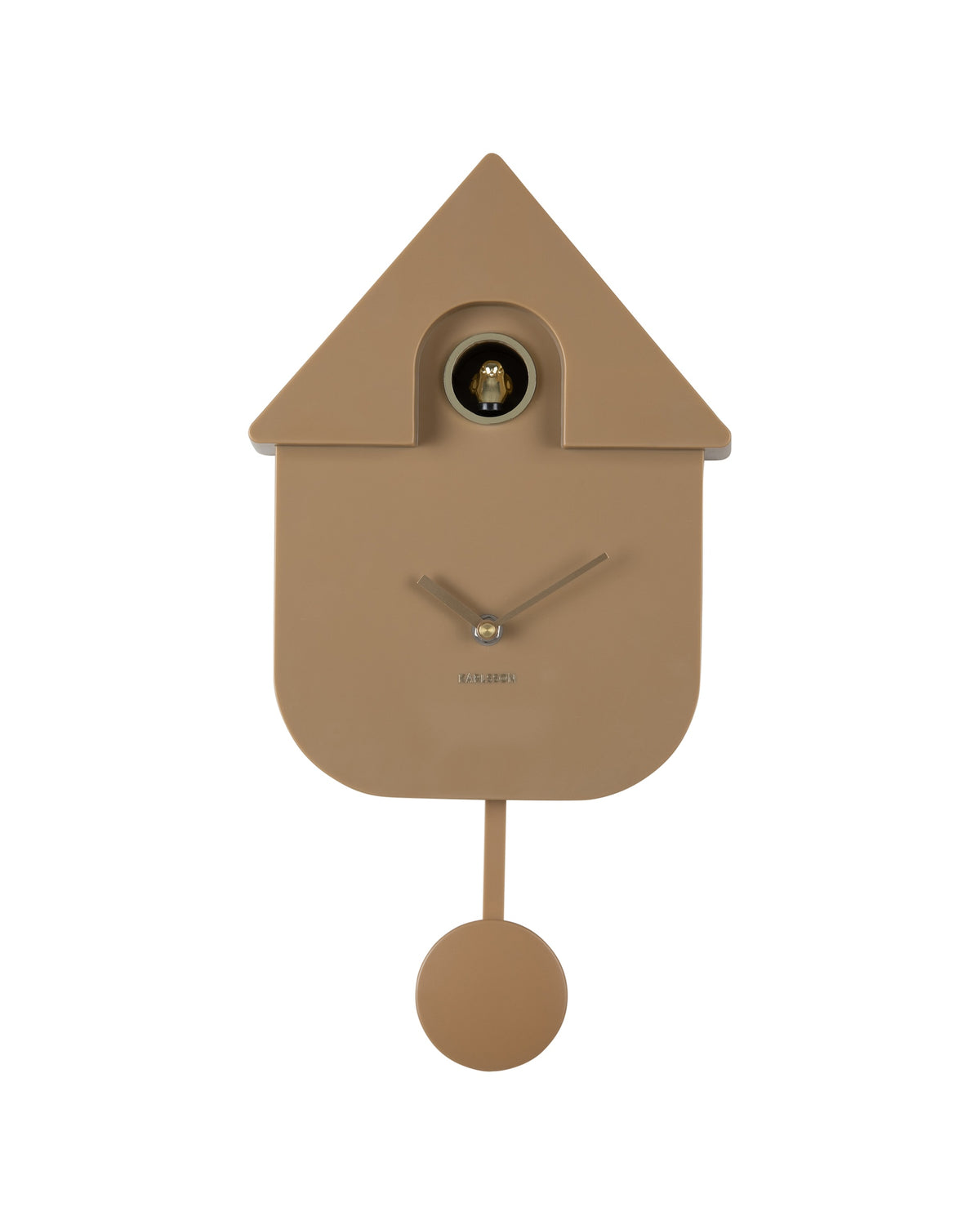 Karlsson koekoeksklok Modern Cuckoo Oro, mokka bruin, vooraanzicht