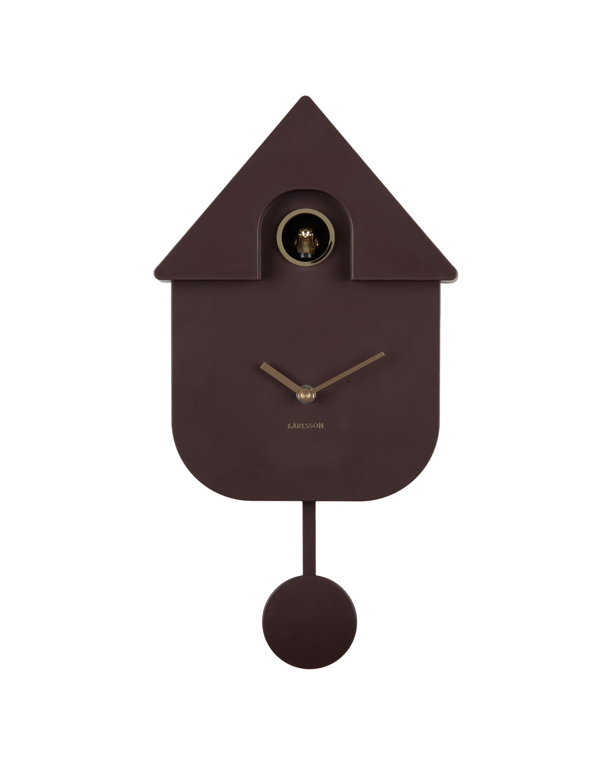 Karlsson koekoeksklok Modern Cuckoo Oro, bruin, vooraanzicht