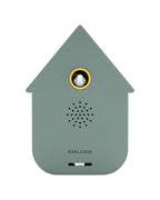 Karlsson vogelhuisje met geluid (soundbox) Modern Cuckoo, groen, vooraanzicht