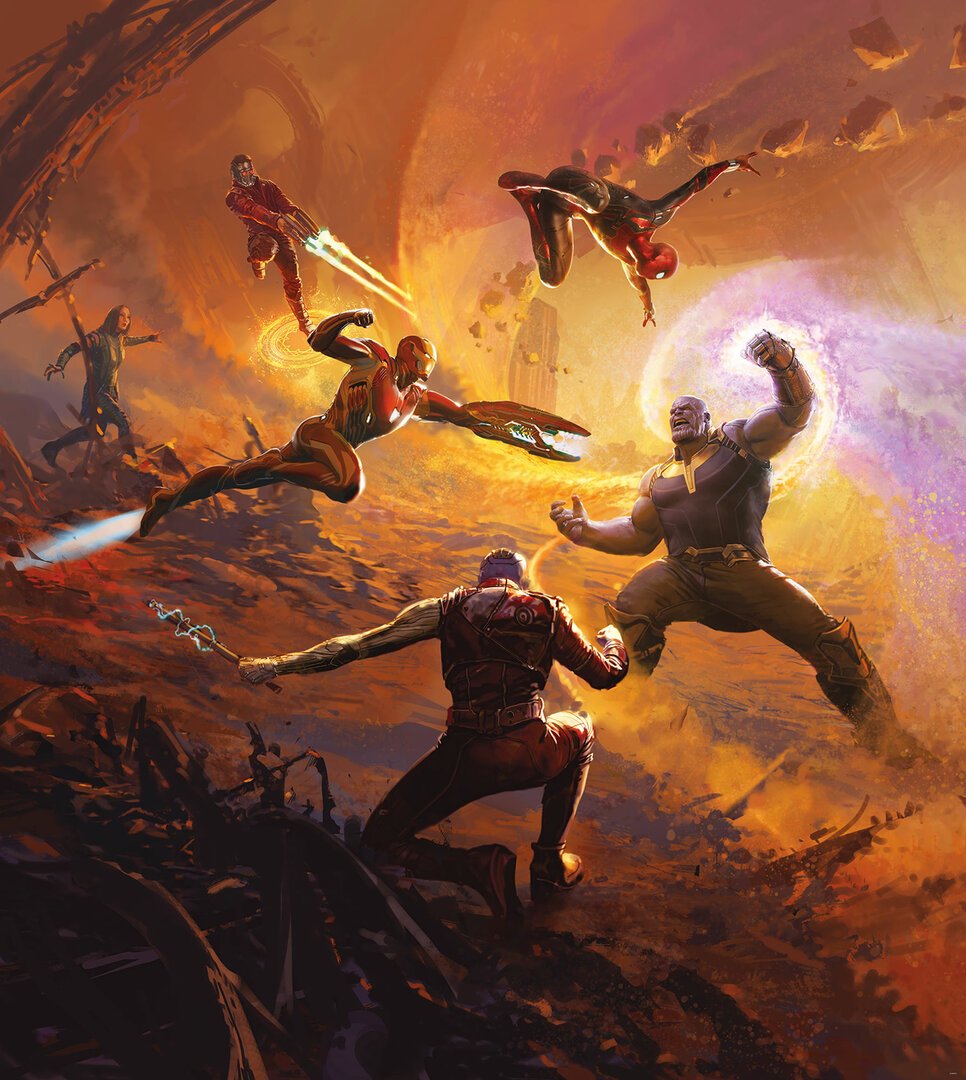 Komar Into Adventure Avengers Epic Battle Titan IADX5-084 behang