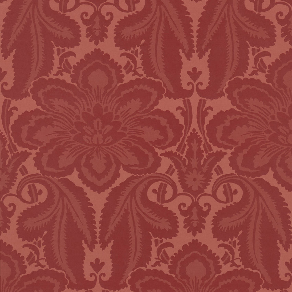 Little Greene Albemarle 1760 Flame behang sfeerbeeld