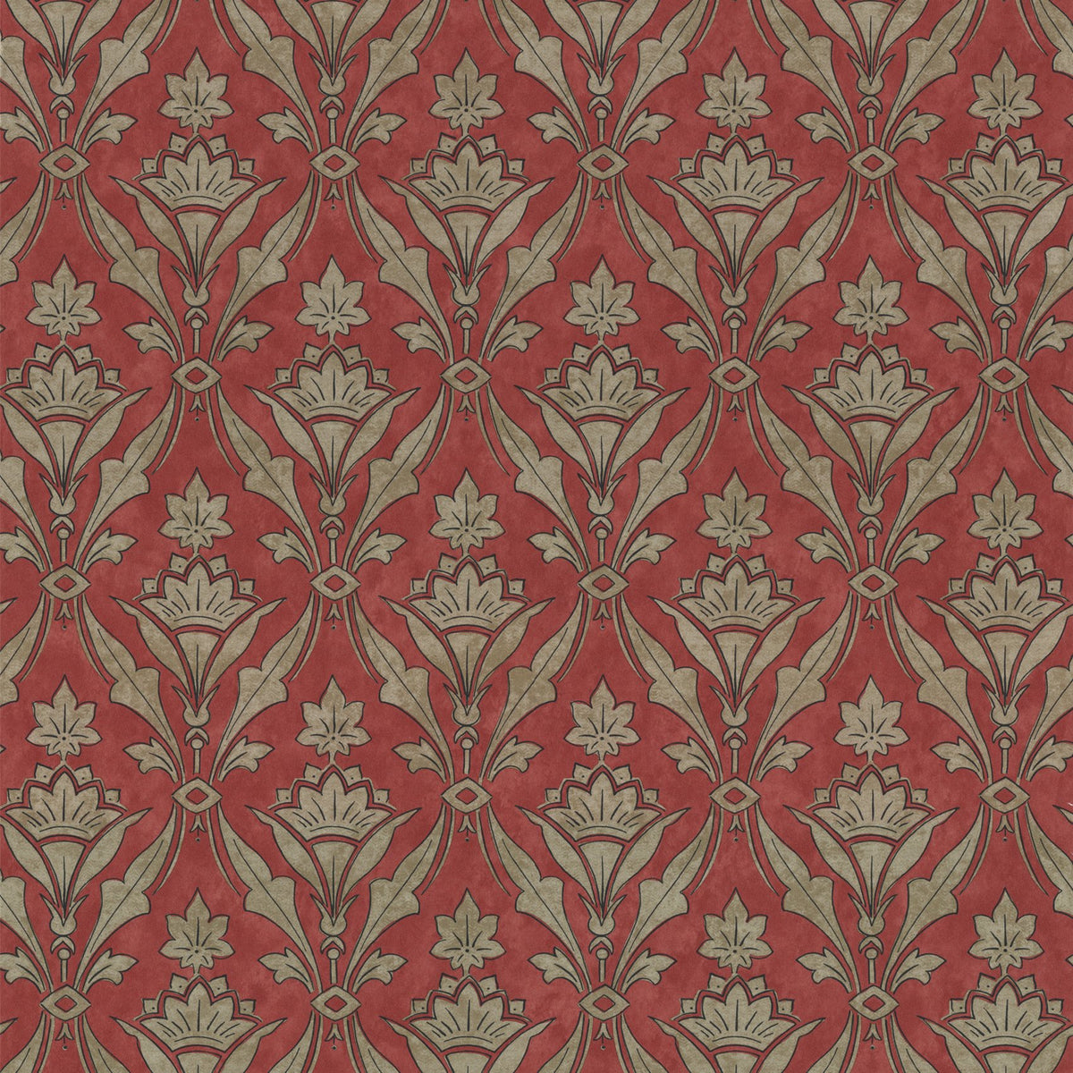 Little Greene Borough High St. 1880 Beet behang sfeerbeeld