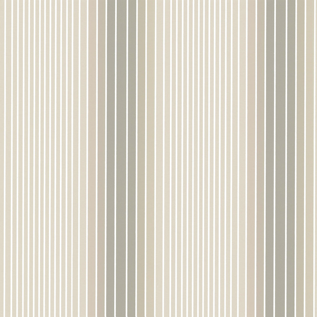 Little Greene Ombré Stripe 1956 Soapstone/Doric behang sfeerbeeld
