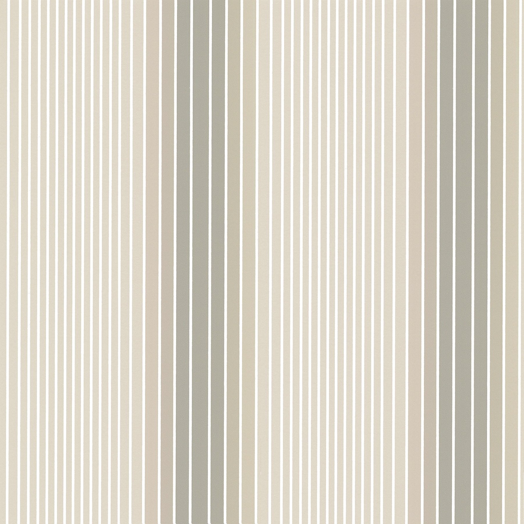 Little Greene Ombré Stripe 1956 Soapstone/Doric behang sfeerbeeld