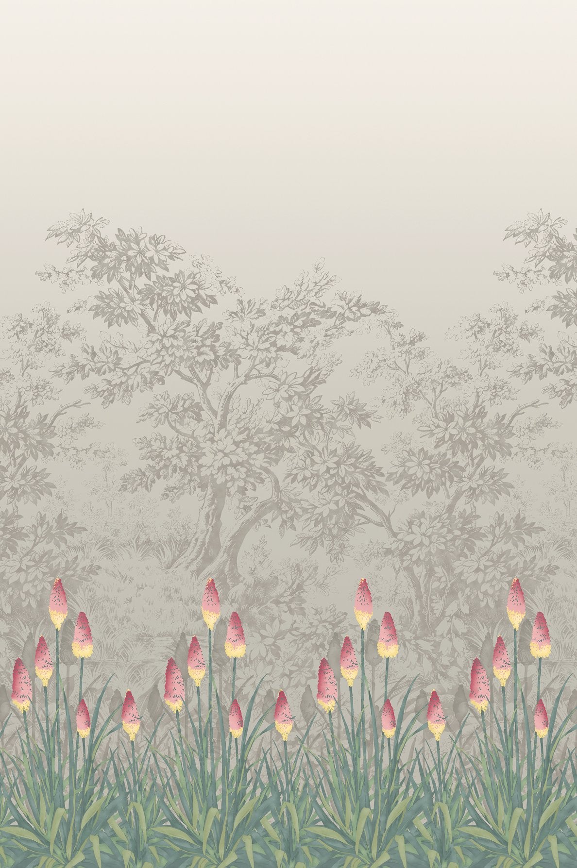 Little Greene Upper Brook St Matin behang sfeerbeeld