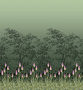 Little Greene London Wallpapers IV Upper Brook St Night Garden behang